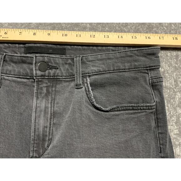 Joe's The Lara Mid Rise Cigarette Ankle Jeans Women Size 30 Black Distressed - Picture 11 of 14